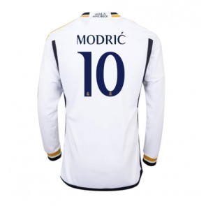 Real Madrid Luka Modric #10 Replika Hjemmebanetrøje 2023-24 Langærmet